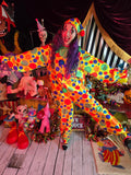 Odd Betties Vintage Yellow Polka Dot Clown Costume