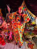 Odd Betties Vintage Yellow Polka Dot Clown Costume