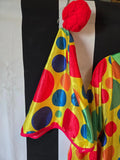 Odd Betties Vintage Yellow Polka Dot Clown Costume
