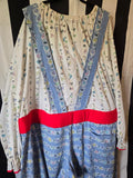 Odd Betties Blue & White Sunglasses Print Clown Suit