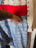 Odd Betties Blue & White Sunglasses Print Clown Suit