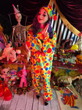 Odd Betties Vintage Yellow Polka Dot Clown Costume