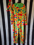 Odd Betties Vintage Yellow Polka Dot Clown Costume