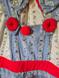 Odd Betties Blue & White Sunglasses Print Clown Suit