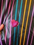 Odd Betties Pink and Black striped & hearts Clown suit