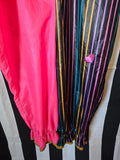 Odd Betties Pink and Black striped & hearts Clown suit