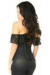 Daisy Corset Lavish Black Lace Off Shoulder Corset