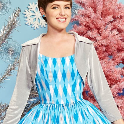 Maggie Nolia Silver Velvet Bolero