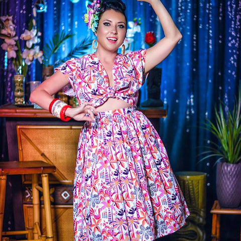 Gently Used Oblong Box Mambo Macaw Skirt