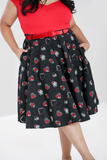 Gently Used Hell Bunny Petals Skirt