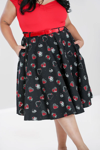 Gently Used Hell Bunny Petals Skirt