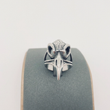 Mio Queena Crow Head Stainless Steel Ring