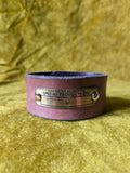 Unforgiven Upcycled Circut Breaker Leather Belt Cuff
