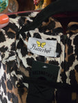 Vintage Leopard Print Maxi Dress