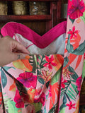 Gently Used Pink floral sarong dress