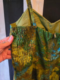Vintage 60s Catalina Green and Blue Abstract Swimsuit