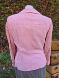 Vintage 40s Pink Travel Suit Jacket