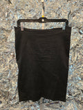 Gently Used Too Fast Black Corset Back Pencil Skirt