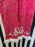 Vintage Gene Shelly Inspired Pink Sequin Dress
