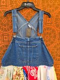 Unforgiven Upcycled Tea Towel Overall Dress