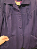 LG Vintage 1940's Purple Travel Suit Jacket