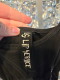 Gently Used Lip Service Black Dagger Maxi Dress