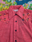 Vintage Kids Red Western Shirt