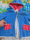 Vintage kids terry cloth robe