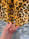 Gently Used Lucky 13 Fuzzy Leopard Print Pencil Skirt