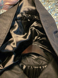 Vintage Handmade Black Cape with Hood