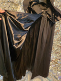 Vintage Handmade Black Cape with Hood