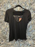 Gently Used Rock Steady Black Cut Out Top