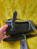 Unforgiven Upcycled Round Motorcycle Bag Purse