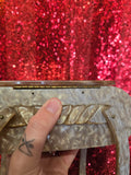 Vintage Rialto Brown Lucite Purse AS IS