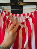 Odd Betties Vintage 90s Red and White Striped Pants