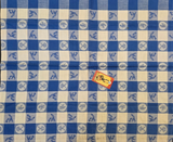 Vintage Blue and White Dutch Print Towel