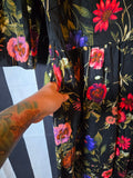 Gently Used Voodoo Vixen Allie Dark Floral dress