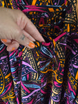 Gently Used Diyanu African print strapless dress