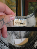 Vintage 90s Black Rainbow Tie Dye Hippie Dress