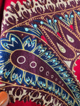 Vintage Rhinestoned Bell Sleeve Kaftan Dress