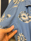 Vintage 40s blue and white floral romper and skirt set