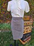 Vintage 60s Gray Travel Suit Set