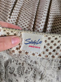 Vintage 50s Shirley Lee Metallic Copper Dress