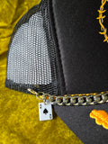 Red's Retro Silver Ace of Spades Trucker Hat Chain