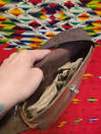 Vintage Oaxaca Mexico Souvenir Tooled Leather Bag
