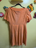 Vintage 60s Orange Wool Dress