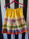 Odd Betties Vintage Yellow Rainbow Tulle Clown Set