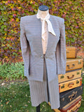 Vintage 40s Three Piece Pinstripe Suit Set