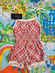 Vintage Children's Red Playsuit