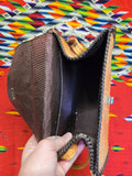 Vintage Tooled Leather Bag